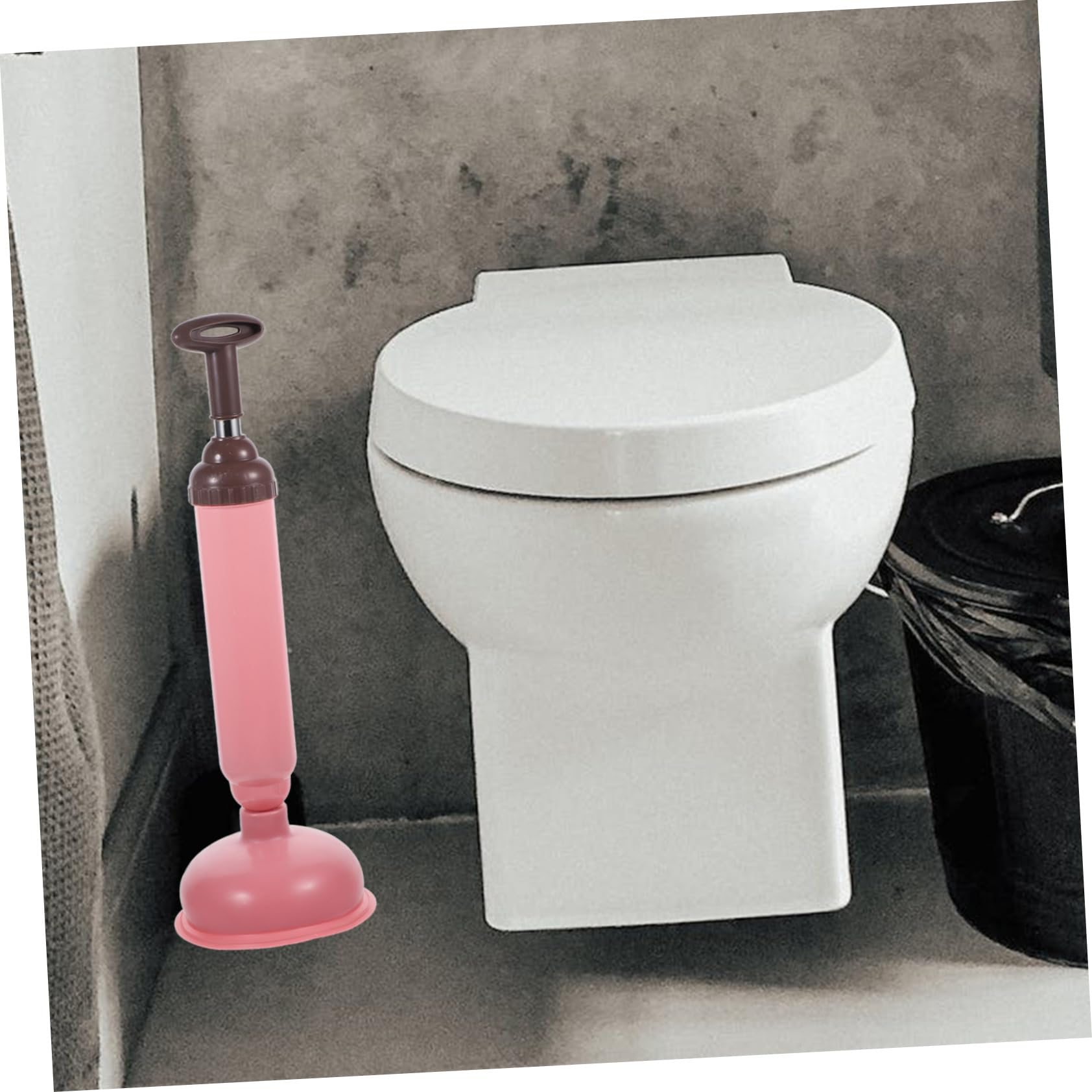 Desatascador Wc de Succión Fuerte, Ventosa Rosa para Hogar y Cocina | Pvc y Acero Inoxidable, Limpieza Sencilla, Quita Obstrucciones en Desagües y Alcantarillado