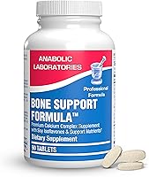 Vista 1 de Anabolic Laboratories Bone Support Calcium Complex - 90 tabletas para la salud ósea - Suplemento de vitaminas C, D, K, zinc, magnesio y calcio