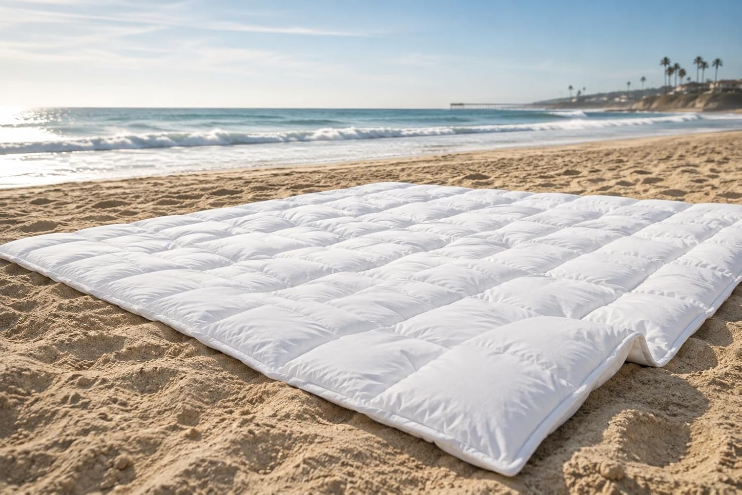 Huntington-Beach Sand Blankets Heavy Weighted Blanket – King Size, 37LBS, 84x75 - Premium Comfort, Ultra-Thick & Durable, Designed for Deep Sleep, Stress Relief & Relaxation