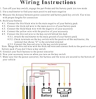 Vista 4 de Pro Chaser DC-DC Carritos de Golf RVs 48V 36V Voltaje a 12V Reductor de Voltaje Regulador Paso Abajo para Faros Luces Traseras Paneles Solares