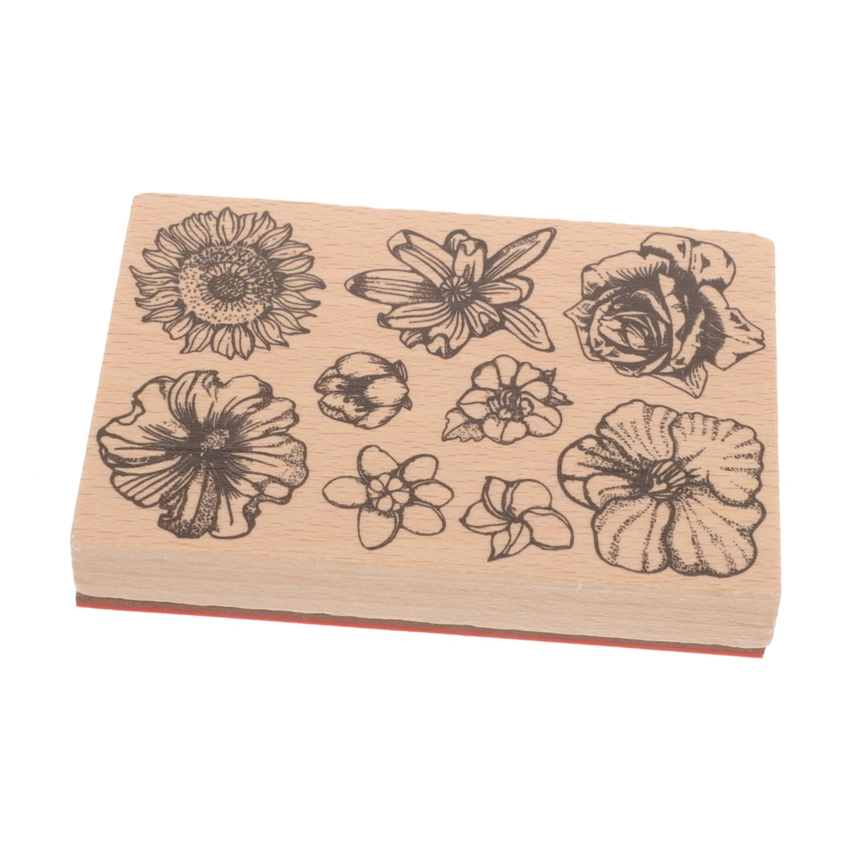 OSALADI 5 Pezzi Timbro decorativo Carino estetico blocchi di stampaggio trasparenti timbratura Creazione diario francobolli di scrapbooking timbro per la lavorazione Gel di silice
