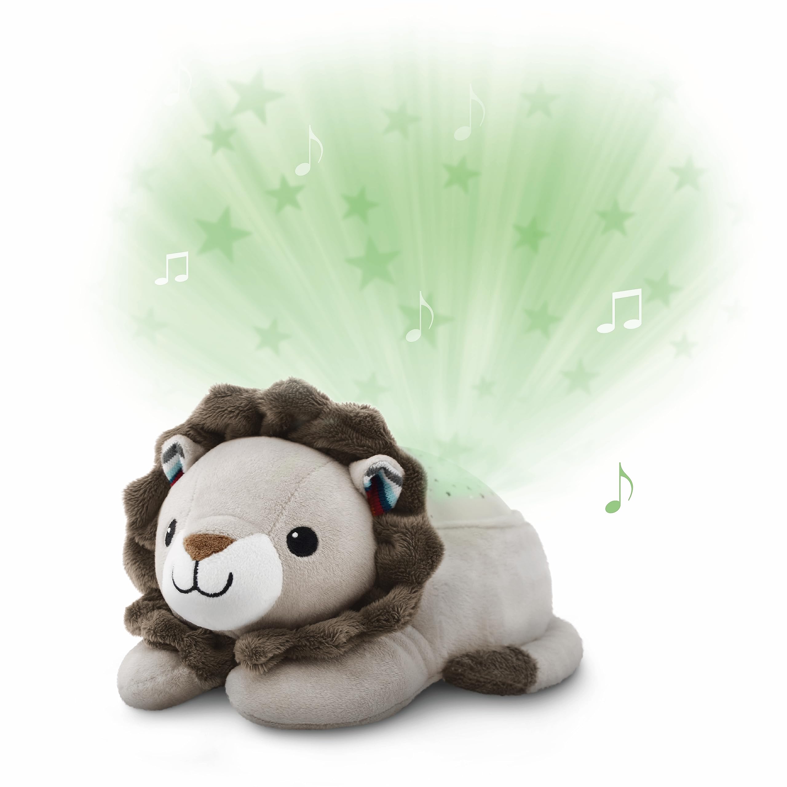 Leo the lion - projecteur d’étoiles avec des mélodies apaisantes et un capteur de cri