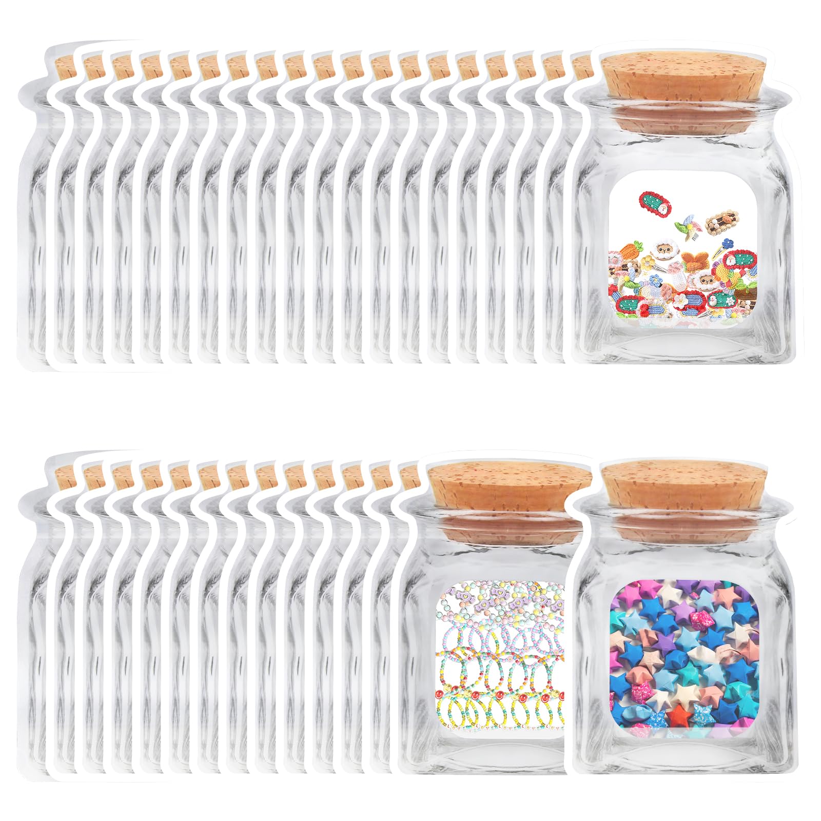 Sacs refermables anti-odeurs en mylar pour stopper l'humidité des aliments secs 11x16cm