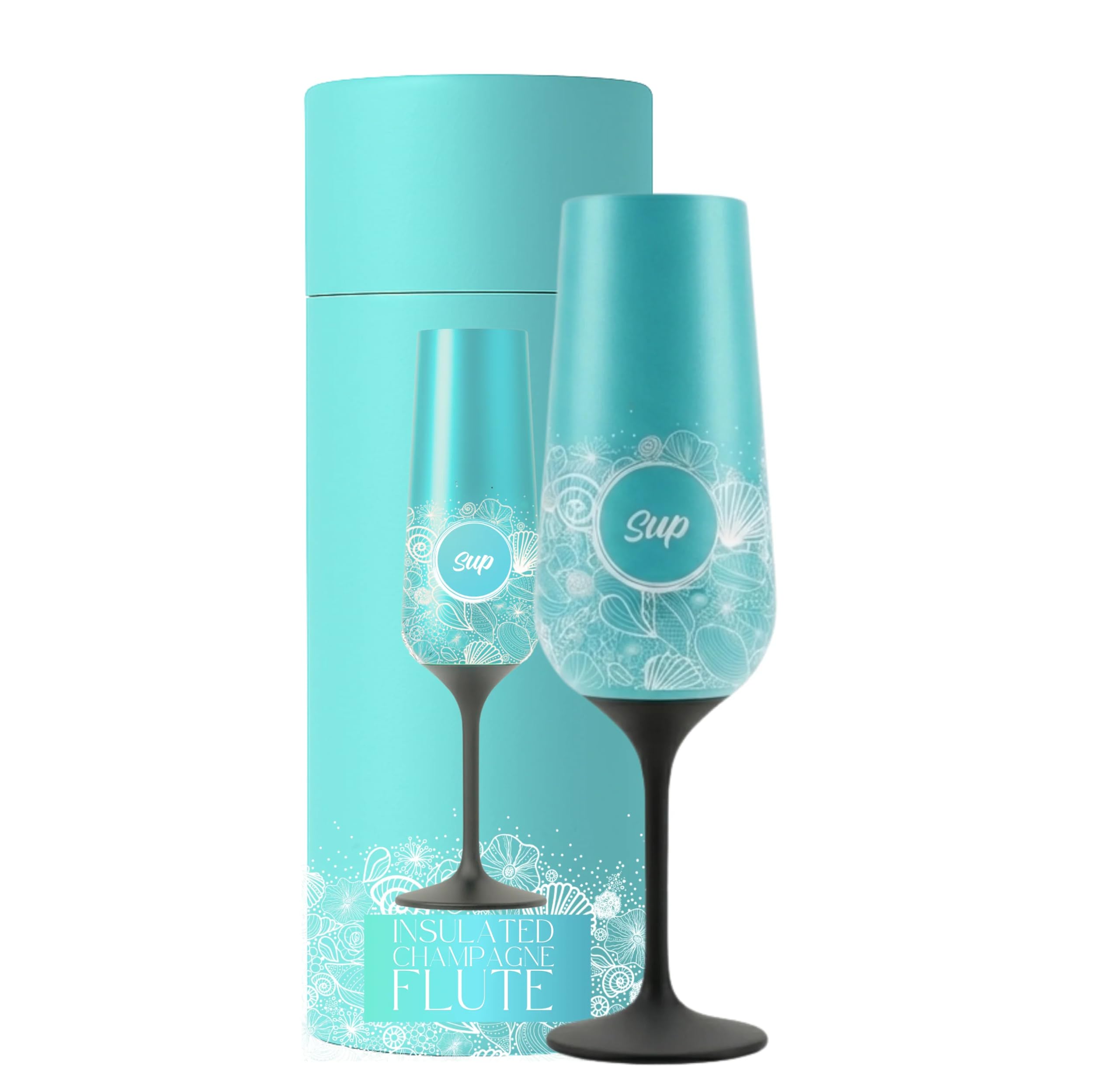 SUP Insulated Champagne Flute | 250ml Double Capacity Prosecco Glass — image 1