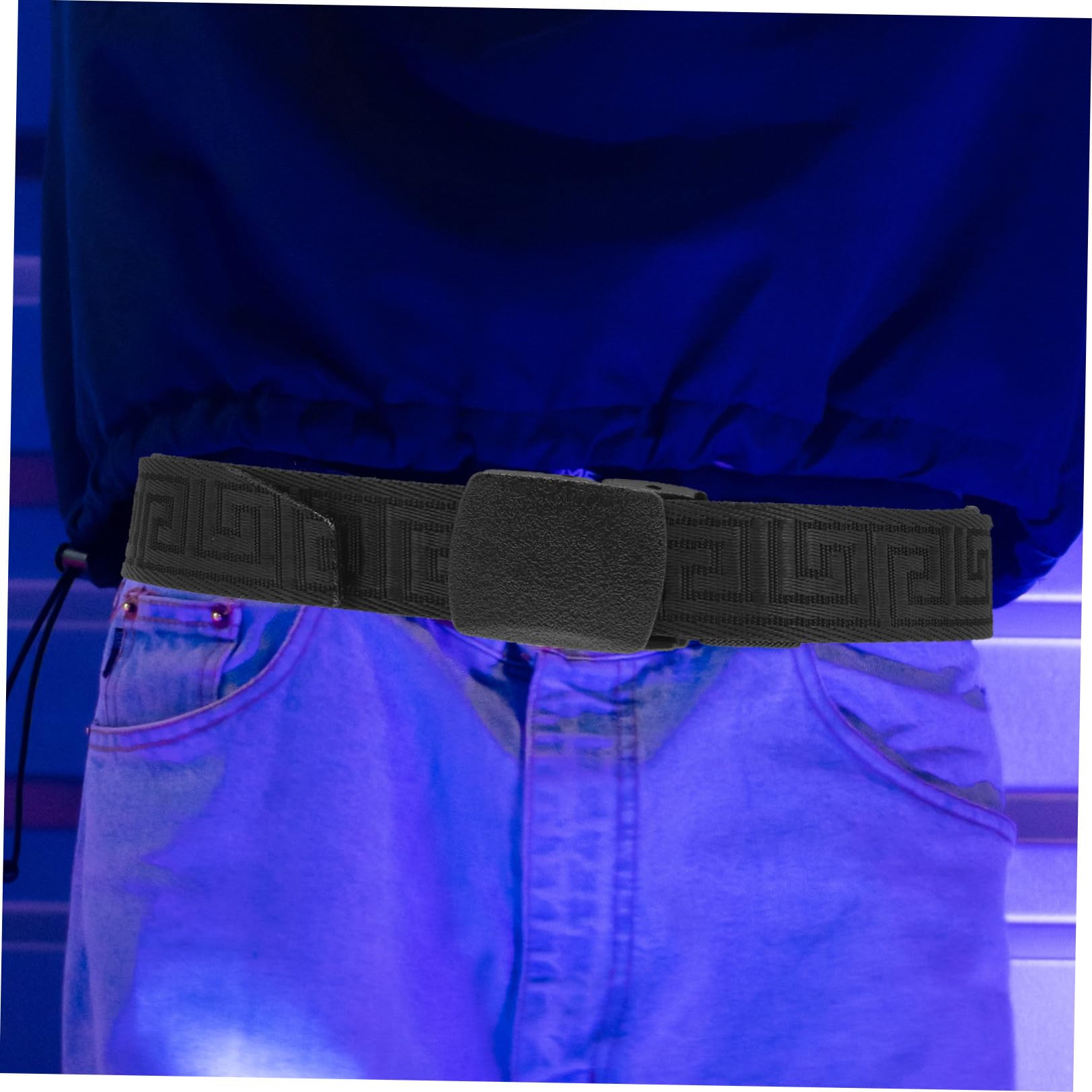 SOIMISS Cinturón de lona estampado casual al aire libre Cinturón al aire libre para hombres () cinturon lona hombre cinturones hombre trinquete cinturón al aire libre