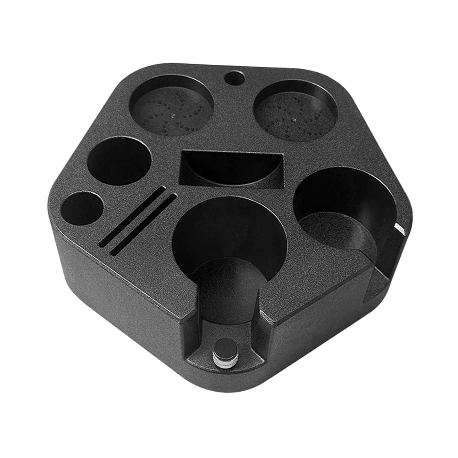 Sharplace Espresso-Tamperstation, Kaffeezubehör-Organizer, Siebträgerhalter, kompakter, Rutschfester Tamperhalter, 51 Mm