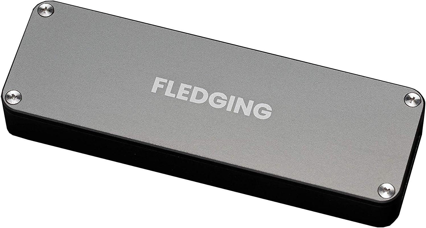 Shell NVMe SSD Enclosure (0GB) with Active Cooling for USB - Portable SSD Enclosure for M.2 to USB-C and M.2 to USB 3.1 with Whisper-Quiet Fan