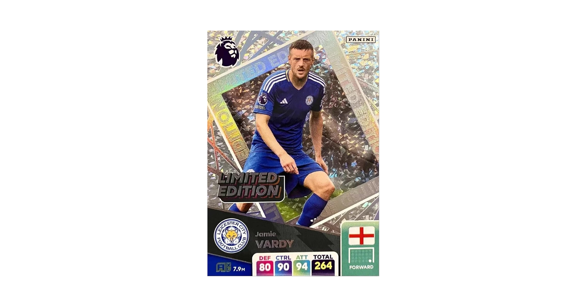 世界74枚限定！PANINI JAMIE VARDY  直筆サインカード Amazon.com: Panini Premier League 2024 2025 Jamie Vardy