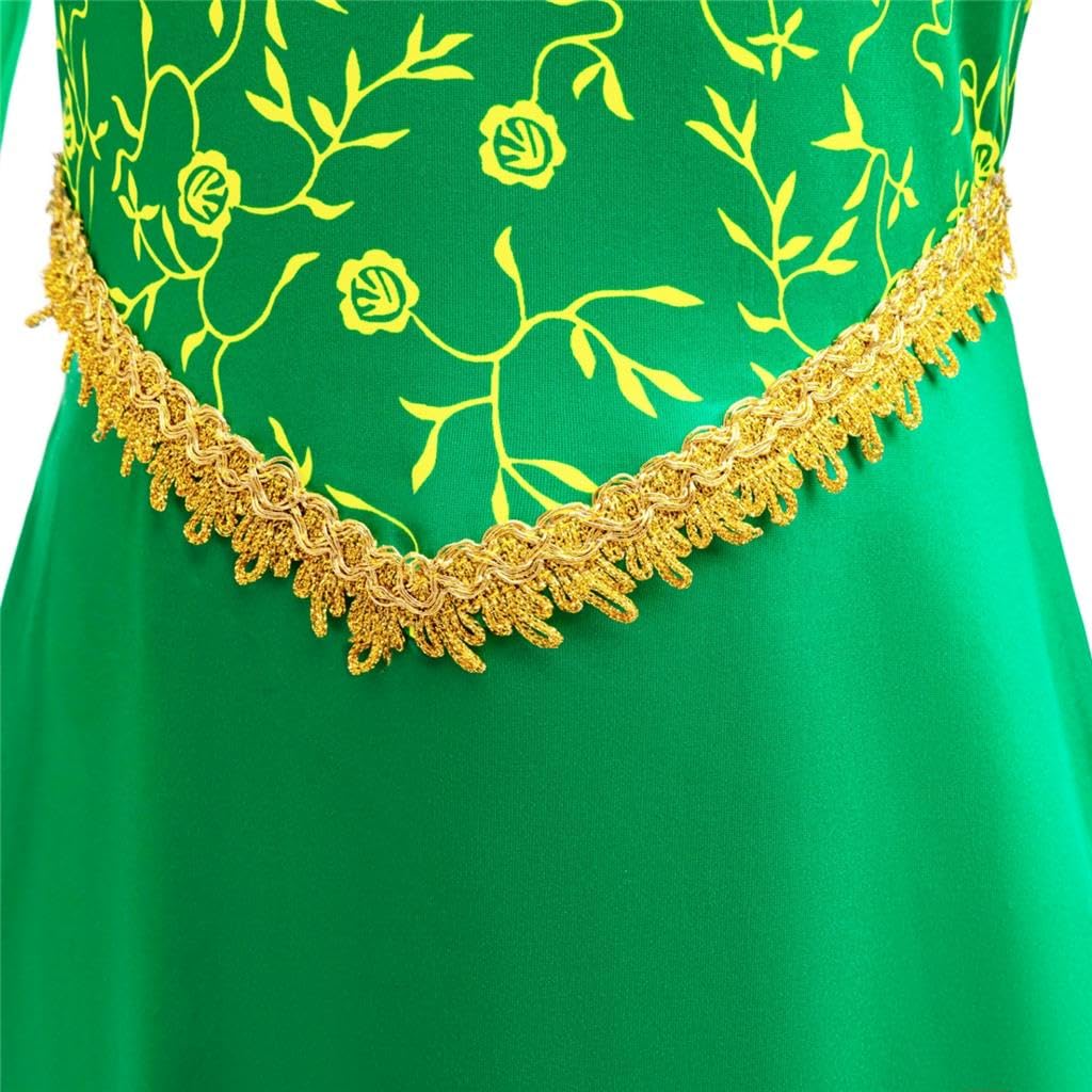 Lito Angels Green Princess Fancy Dress Up Costume Party Outfit for World Book Day Kids Girls Age 2-3 Years - Image 4