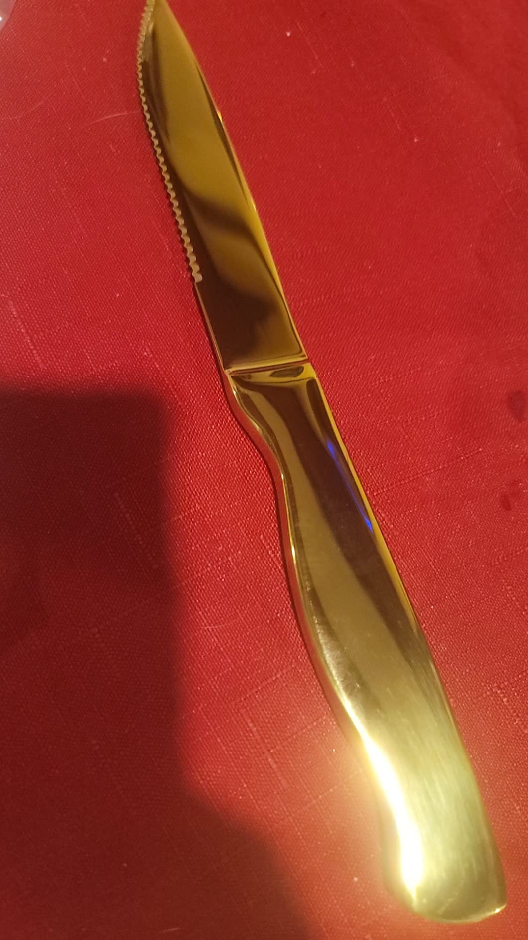 12/mo Finance McCook® MC21G Knife Sets,15 Pieces Luxury Golden