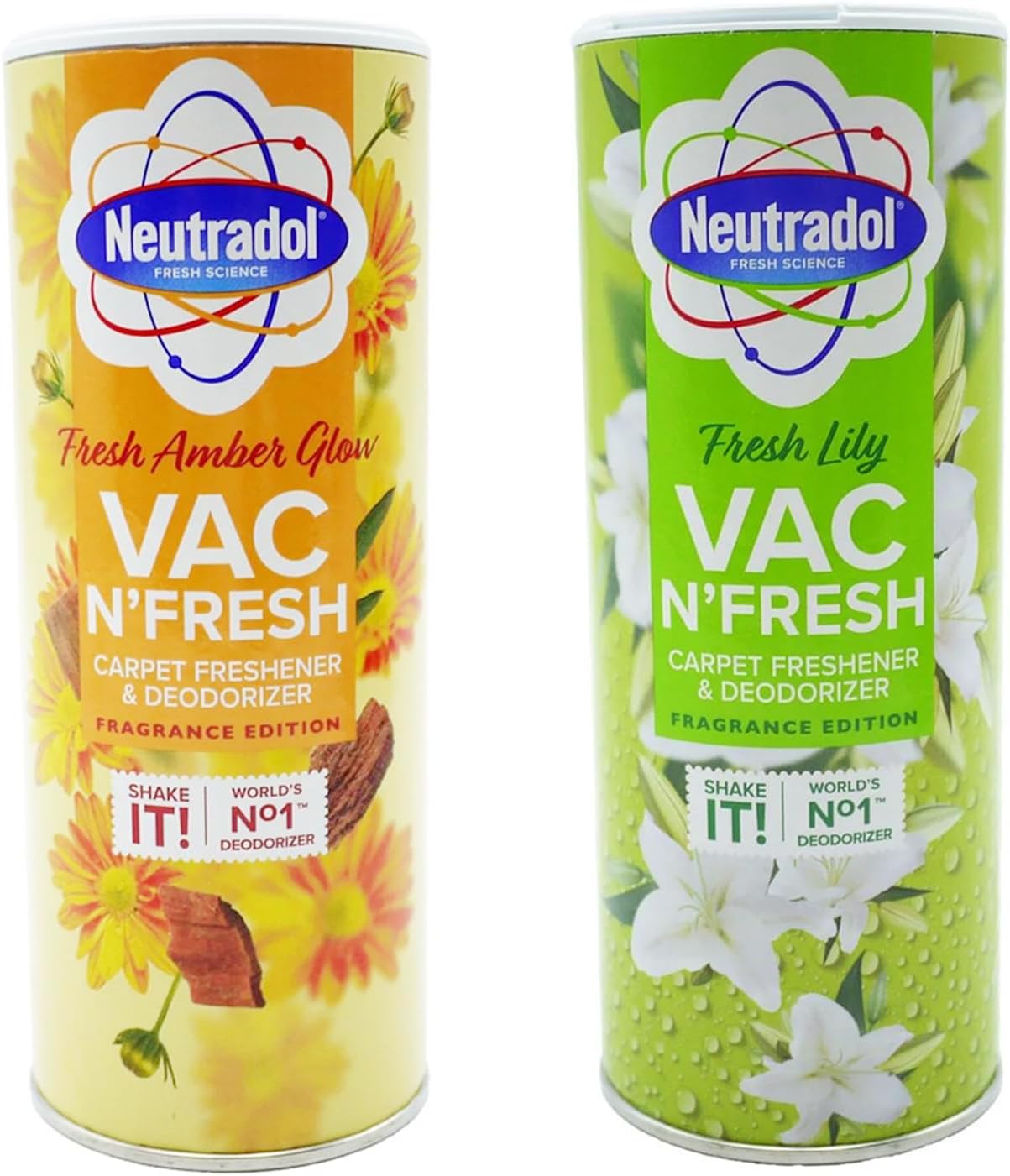 Pack of 2 Neutradol Carpet Freshener & Dedorizer Room Freshener Powder