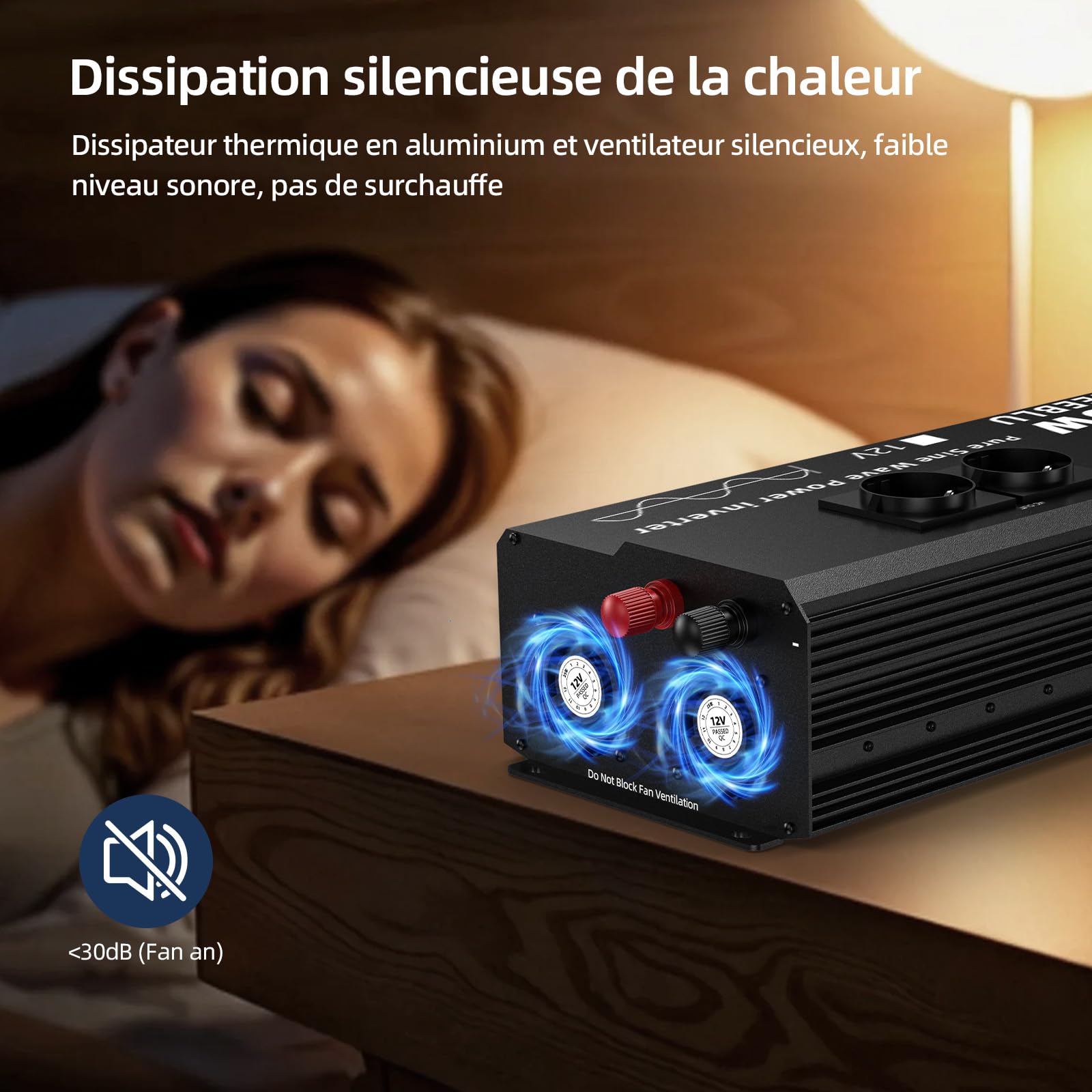 3100W Pur Sinus convertisseur 12v 220v, transformateur 12v 220v