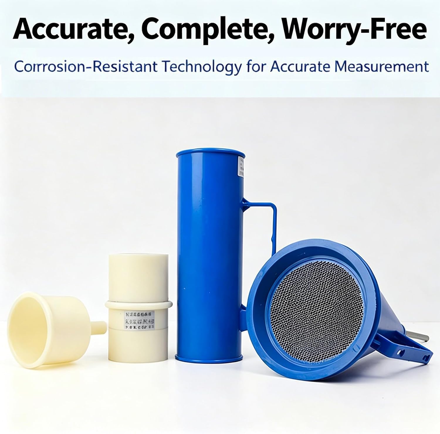 Portable Mud Viscometer Kit, Mud Hydrometer Viscometer, Precise Rheometer for Lab Analysis, W/Marsh Funnel and Viscosity Cup, Slurry Testing Kit, with Aluminum Box