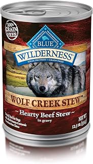Blue Buffalo dogs Wilderness Grain Free Wolf Creek Stews - Beef - 12.5 Oz, 1 Can