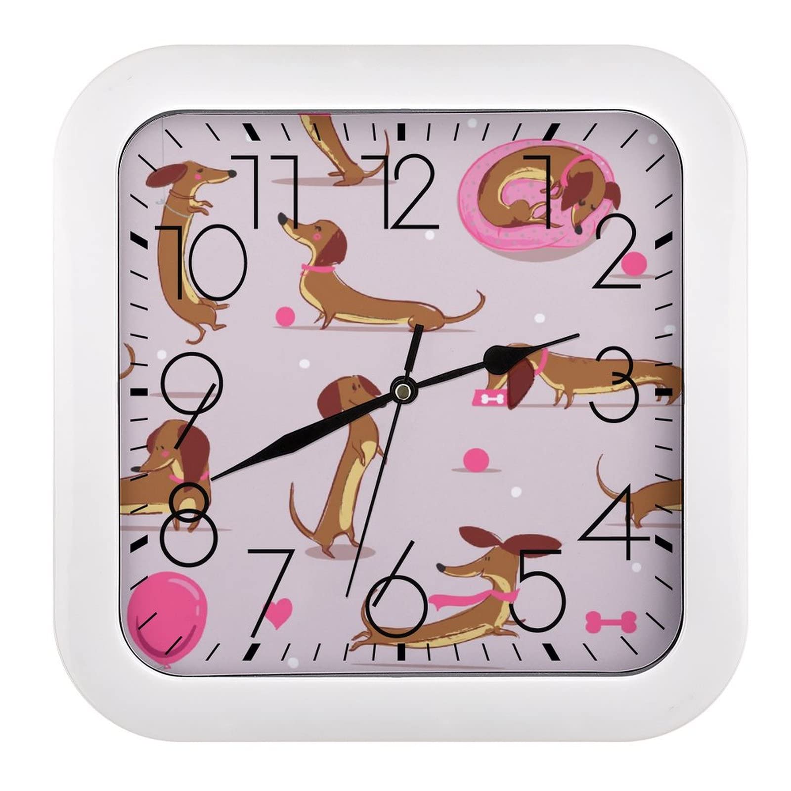 Horloge chien ballon decorative grands chiffres idee cadeau deco