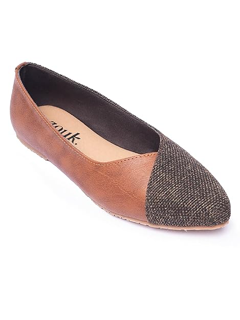 ZOUK Women's Handcrafted Vegan Leather Office Bellies
