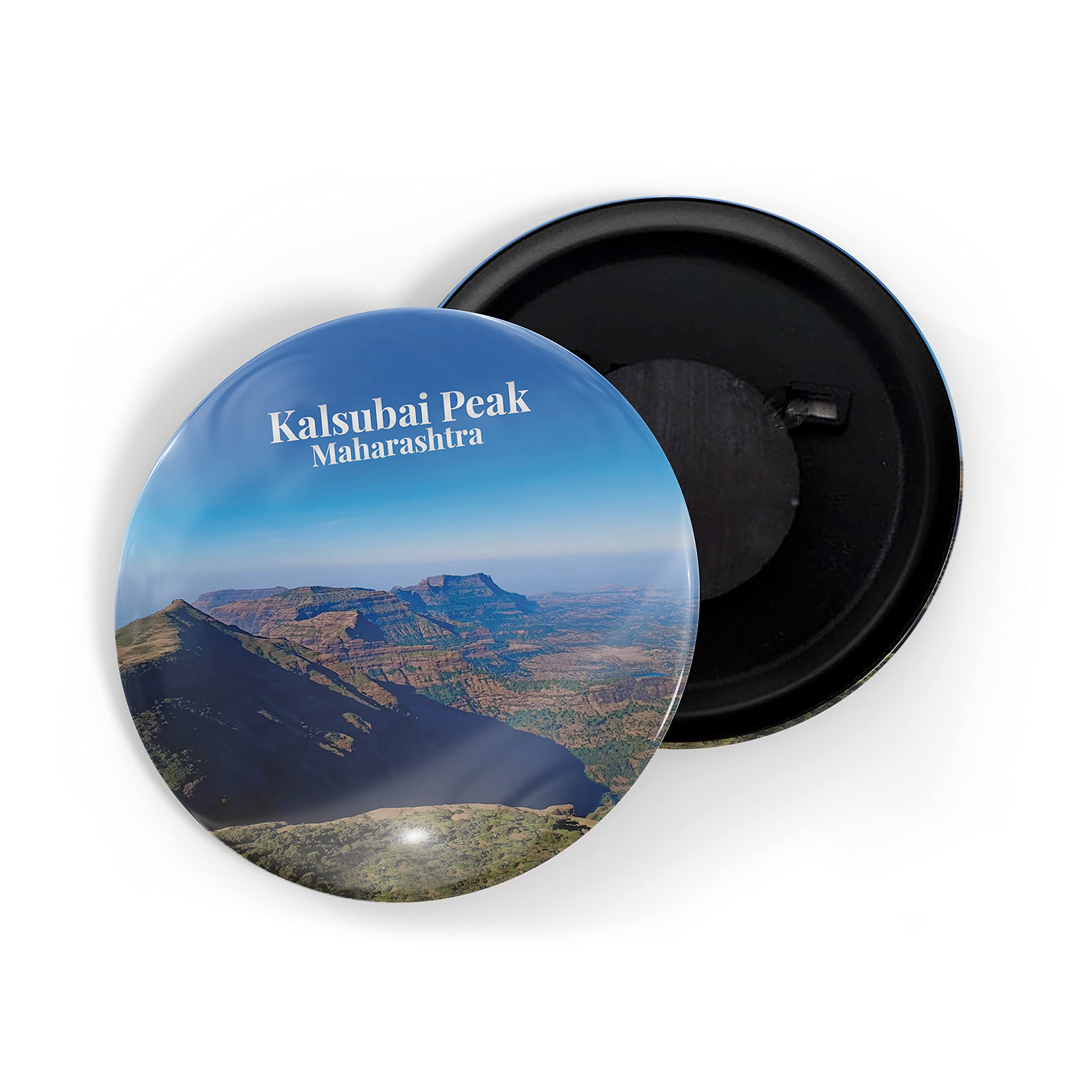 dhcrafts Fridge Magnet Multicolour Maharashtra Kalsubai Peak Glossy Finish Design Pack of 1-image-10