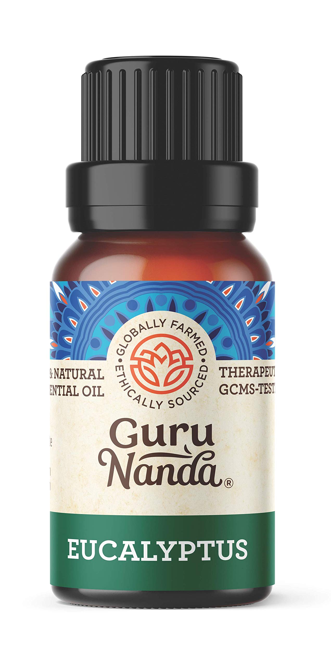 GuruNanda - 100% Pure Essential Oil Eucalyptus - 0.5 oz.