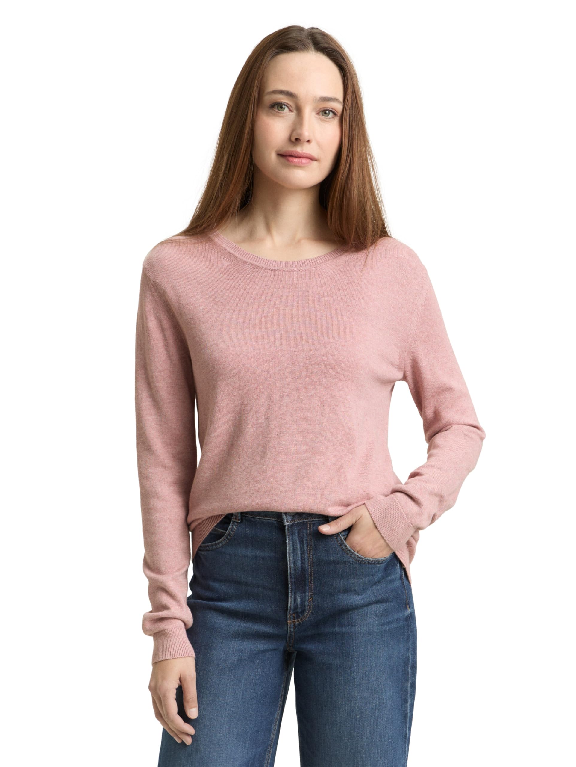 Tom Tailor Damen Basic Strickpullover