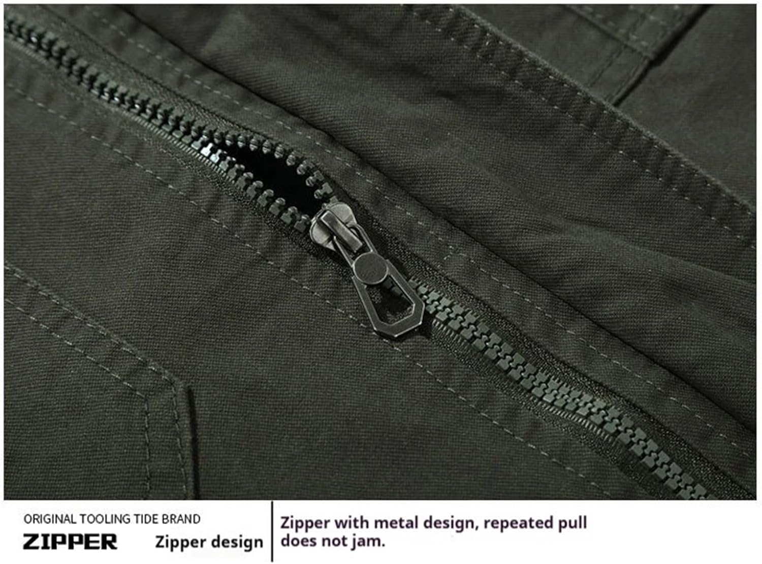 Men's Military Tactical Work Jacket Multi Pocket Aviator Style Spring Fall Casual Outerwear