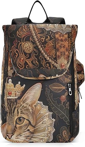 Bolsa de raqueta de bádminton para tenis, grande, estilo de pintura SturdyLaca, Retrato de gato 2, raquetas de tenis, mochila acolchada para mujeres
