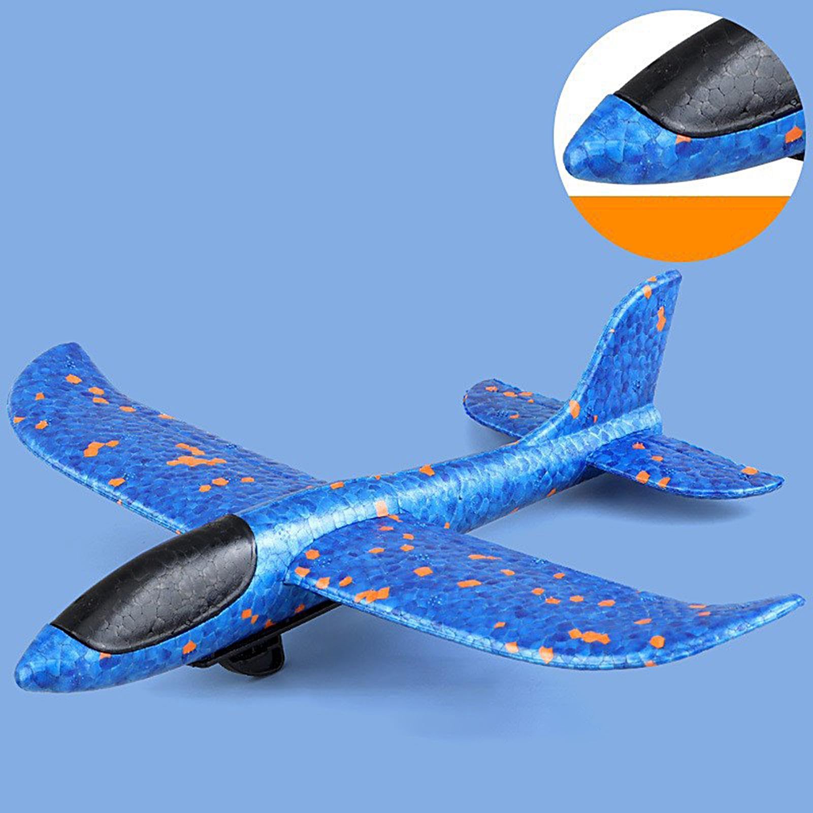 Airplane Gliders for Kids,Foam Aircraft Launching Toy,Outdoor Play Airplane Glider | for Outdoor Backyard Summer Birthday Party Gathering Park Beach Camping — view 5