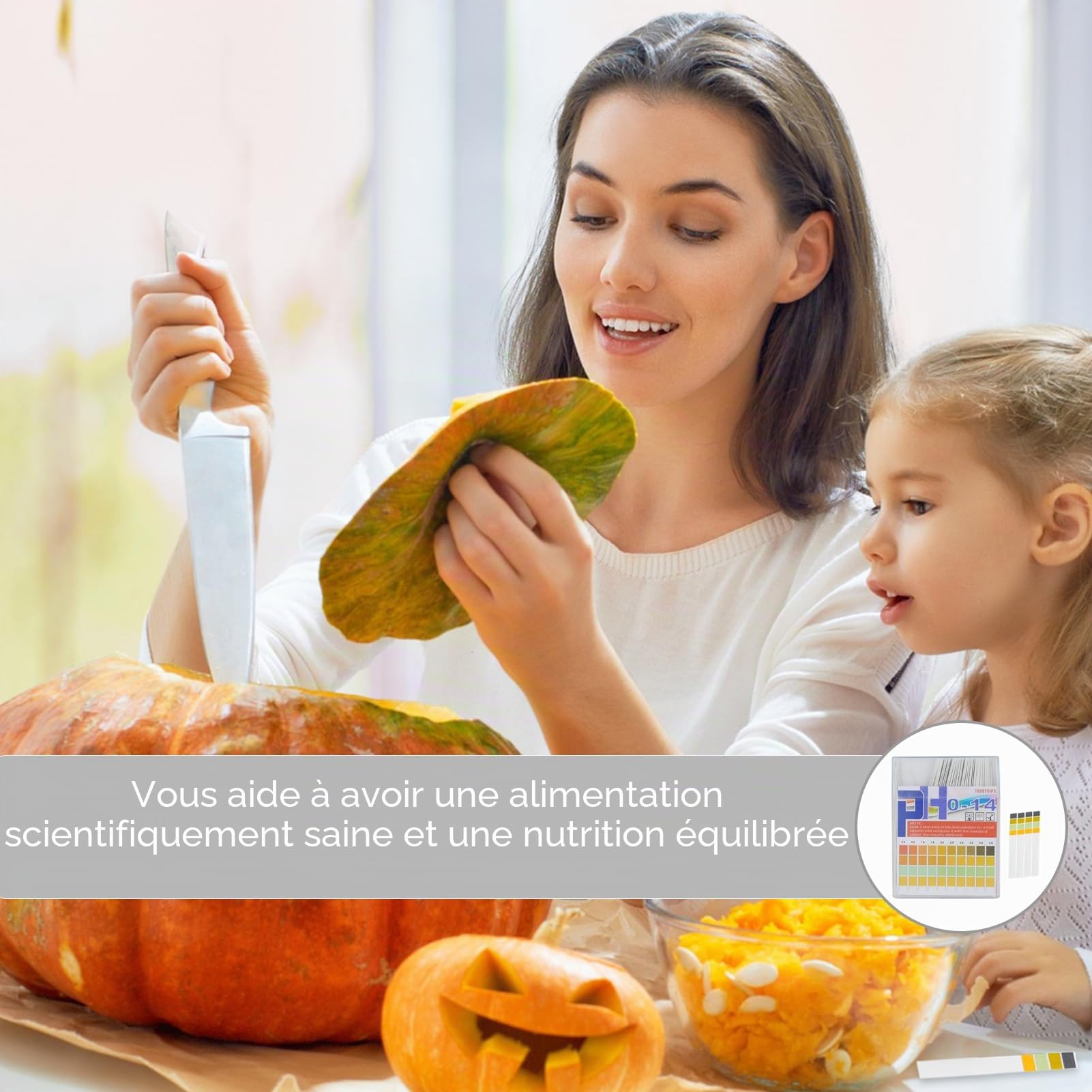 Boîte De 100 Feuilles De Papier De Test Acide Et Basique Ph 0 À 14, Qualité Supérieure, Grande Zone De Test Pour L'eau Et Les Nitrates