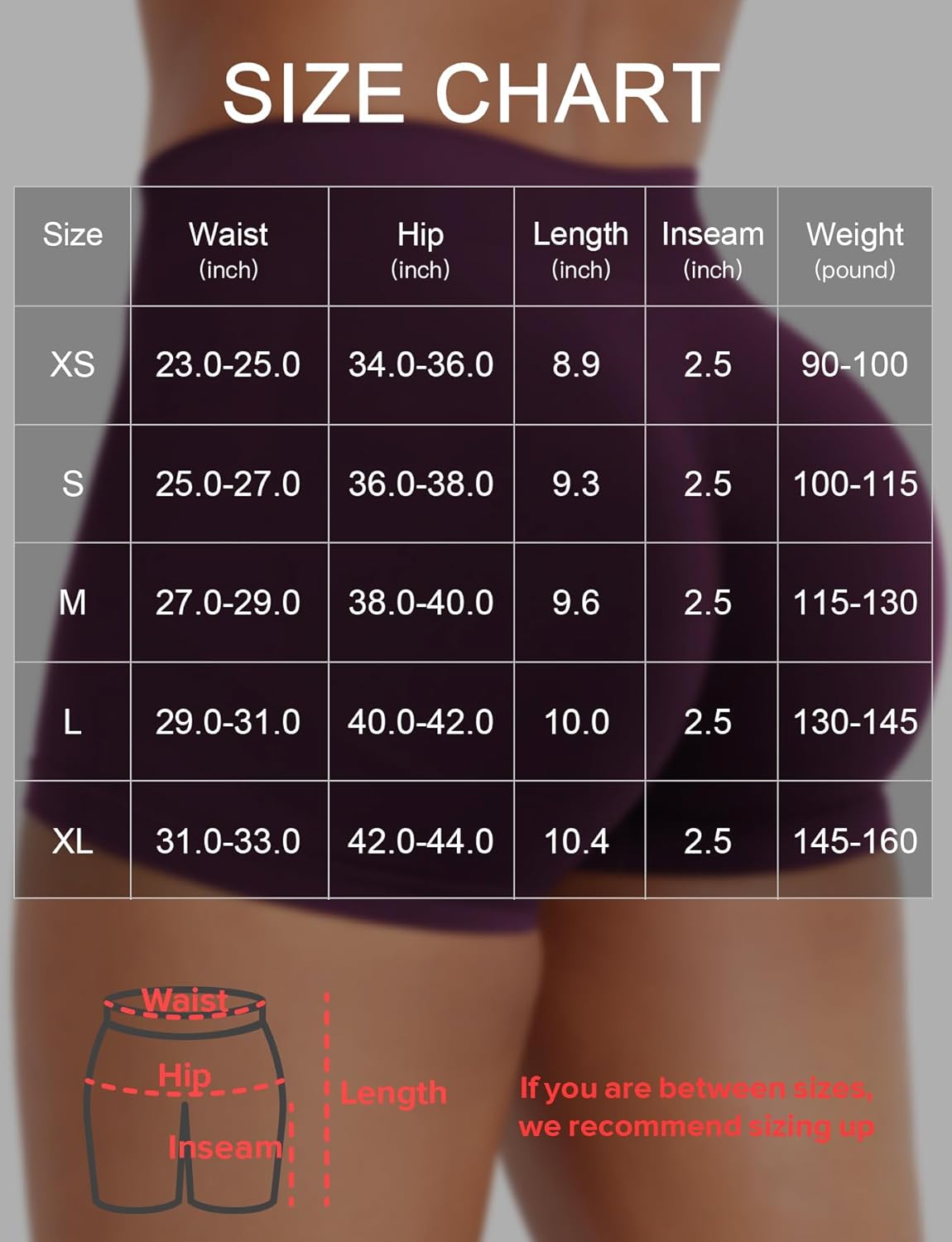 VOYJOY Women Impact Booty Shorts 2.5" Low Rise Hidden Scrunch Butt Lifting Seamless Workout Gym Running Biker Hot Shorts - Image 6