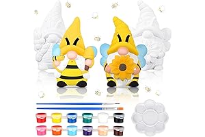 Pair of Ready-to-Paint DIY Gnome Statues