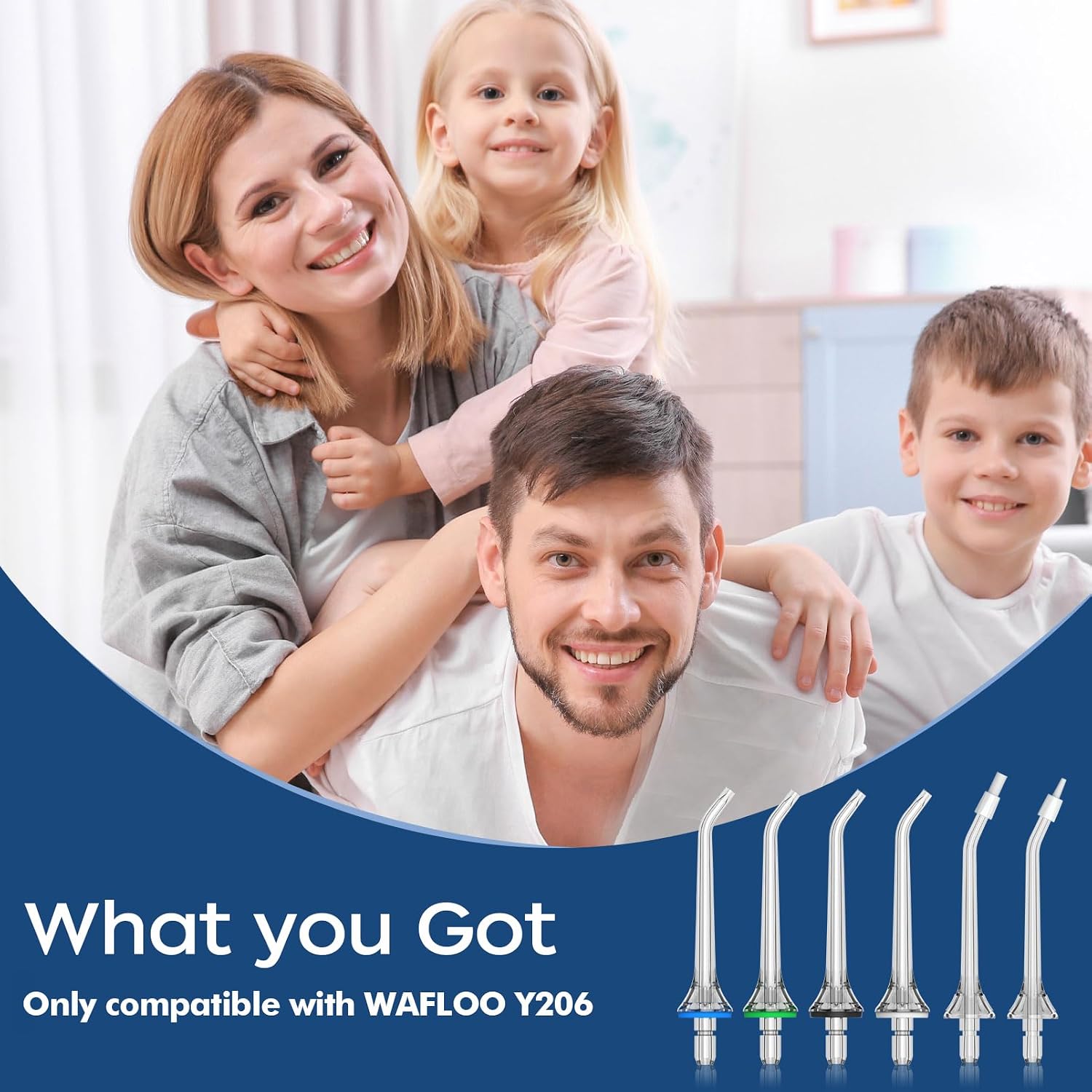 Replacement Jet Tips (6 Pieces) for Water Flosser Y206