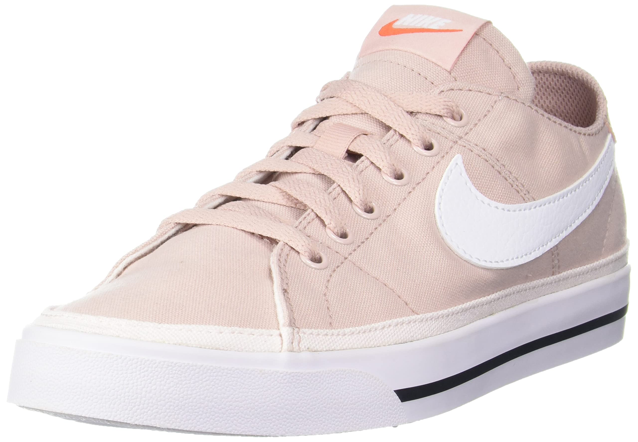 Nike Womens Court Legacy CNVS Oxford/White-Light Soft Pink-Black Sneaker (CZ0294-602) (B09R933HS1) Amazon Price History, Amazon Price Tracker
