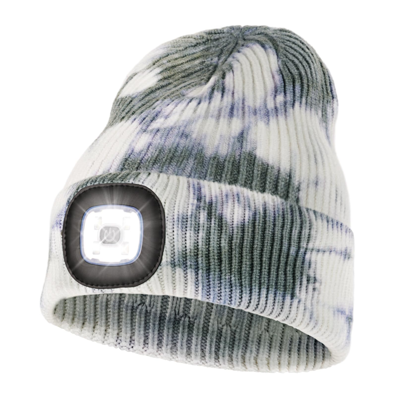 MELASA Unisex Beanie with The Light Hands Free Winter Beanie Gifts for Men