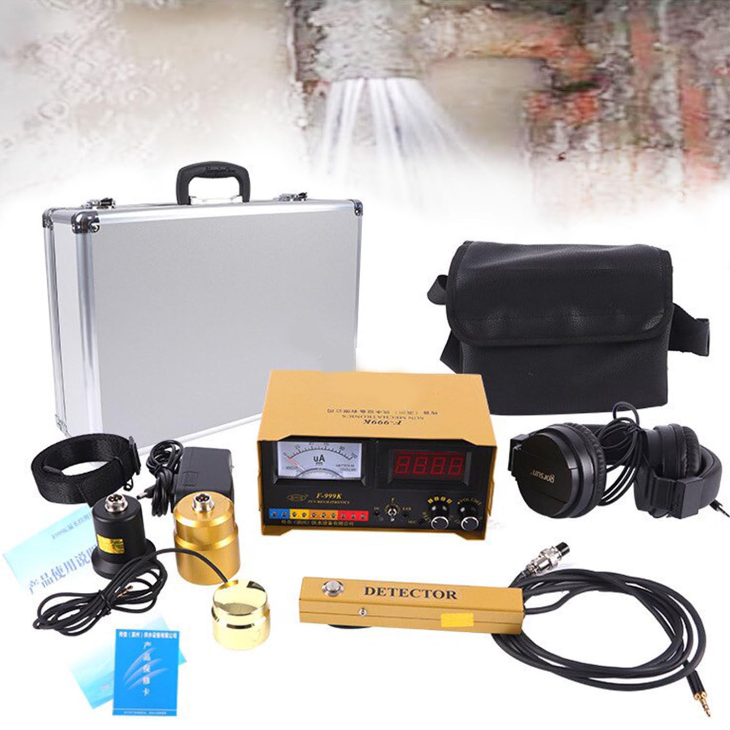 Xuefulxion Multicolor Plumbing Leak Detector Kit With Noise Canceling Headphones