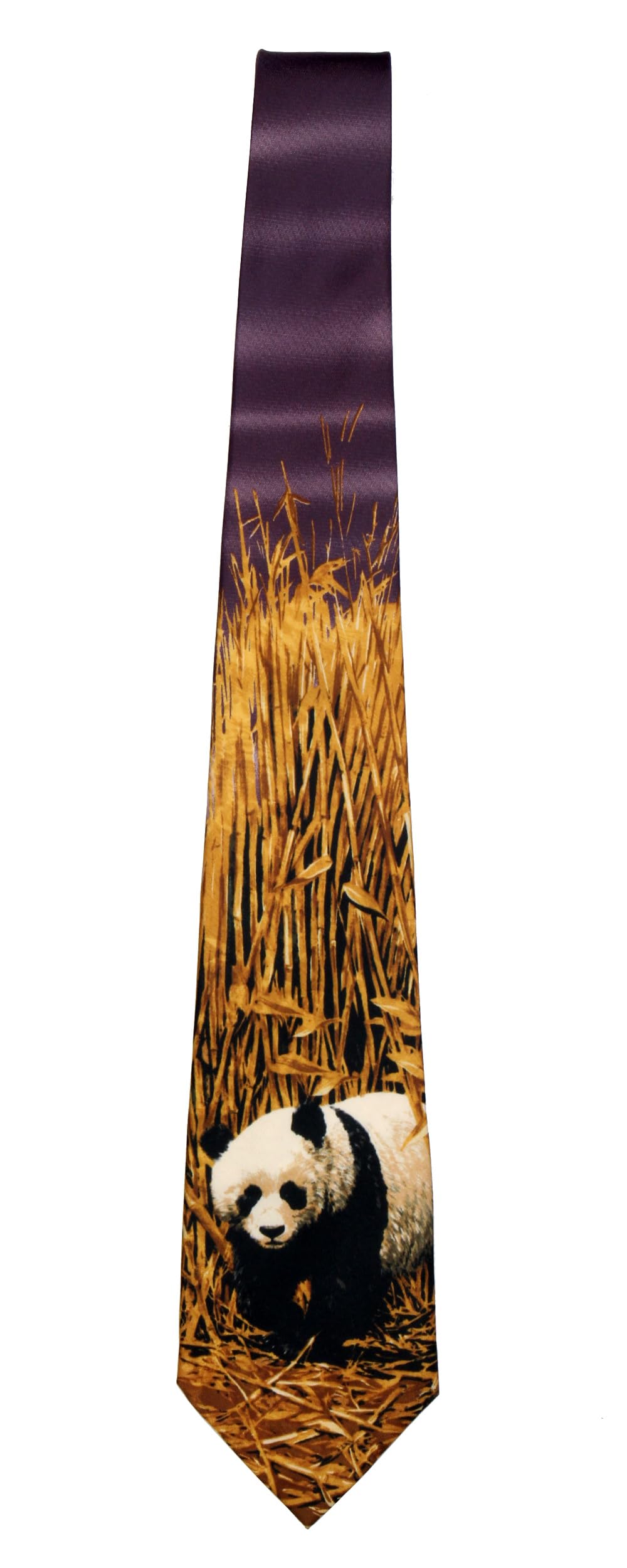 WILD-309 - Mens Endangered Species Necktie Panda Novelty Tie