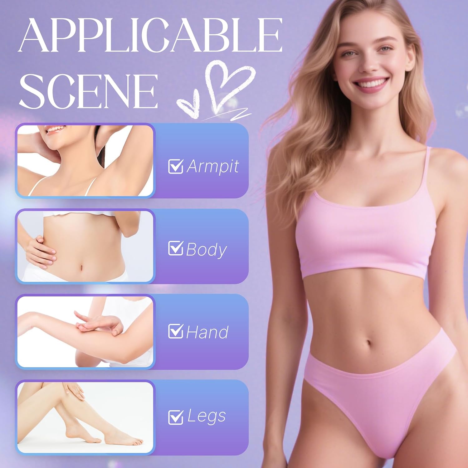 Electric Shavers for Women, Womens Electric Leg Shaver Cordless Painless Facial Hair Removal for Arms and Underarms Bikini Trimmer Electronic Razors for Shaving Portable and Safe Wet and Dry Use - Image 6