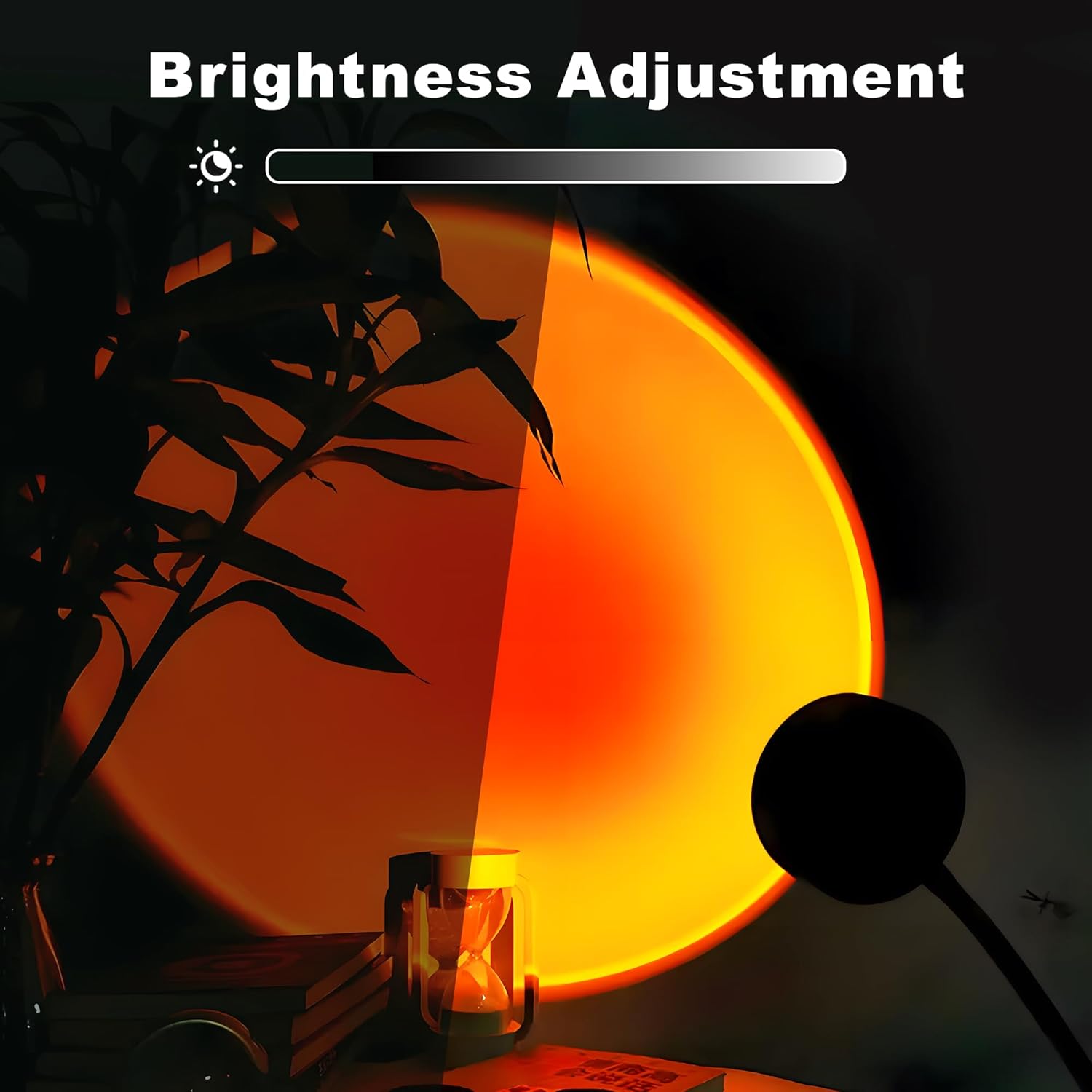 Sunset Lamp Projector, Sunset Light with 16 Colors Changing Projector LED Lights Floor Lamp Room Decor Night Light for Party Bedroom Decor, 360 Degree Rotating Rainbow Sunlight Lamp