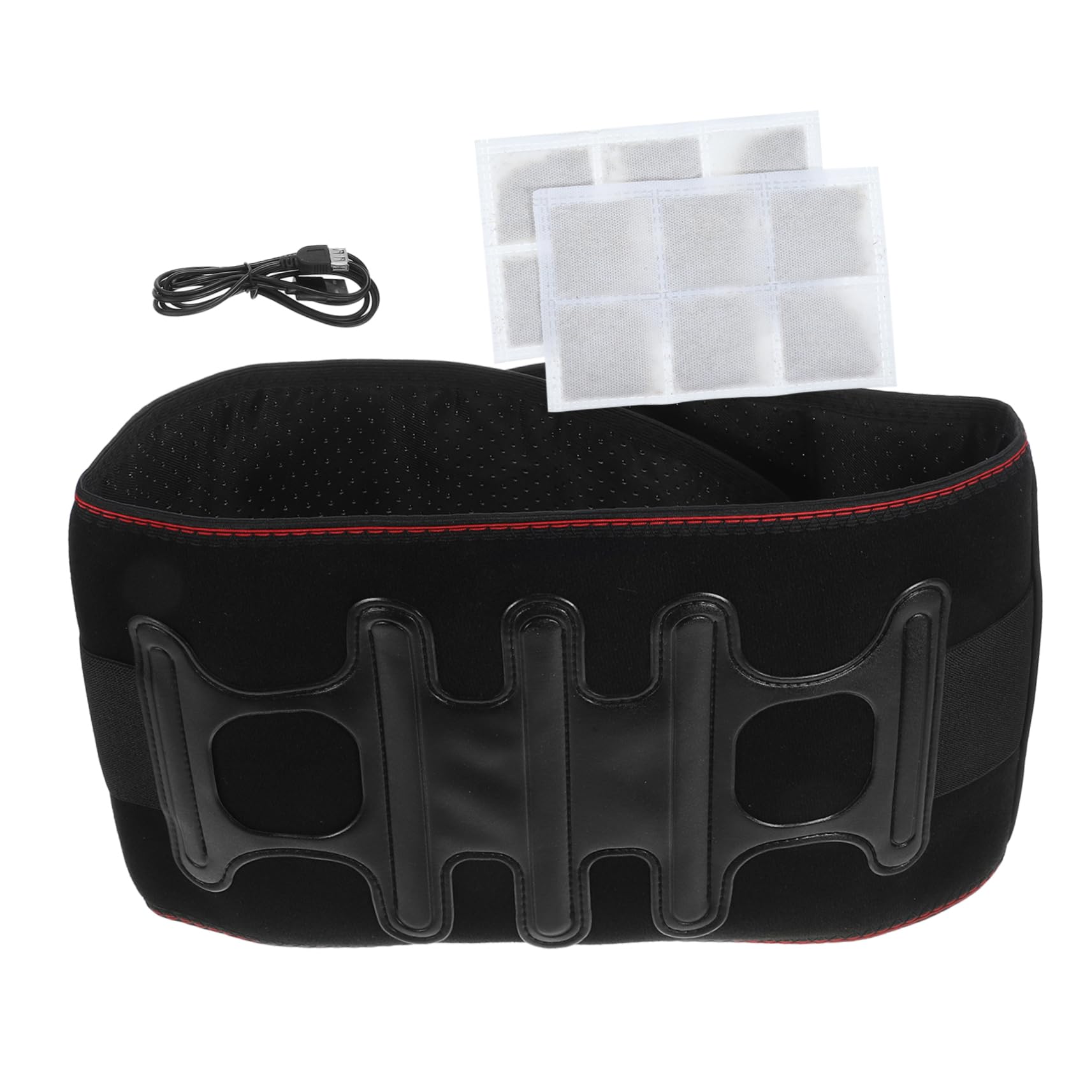 Beavorty Electric Heating Belt for Men Women Waist Support Heat Wrap Breathable Warm Waist Belt for Winter