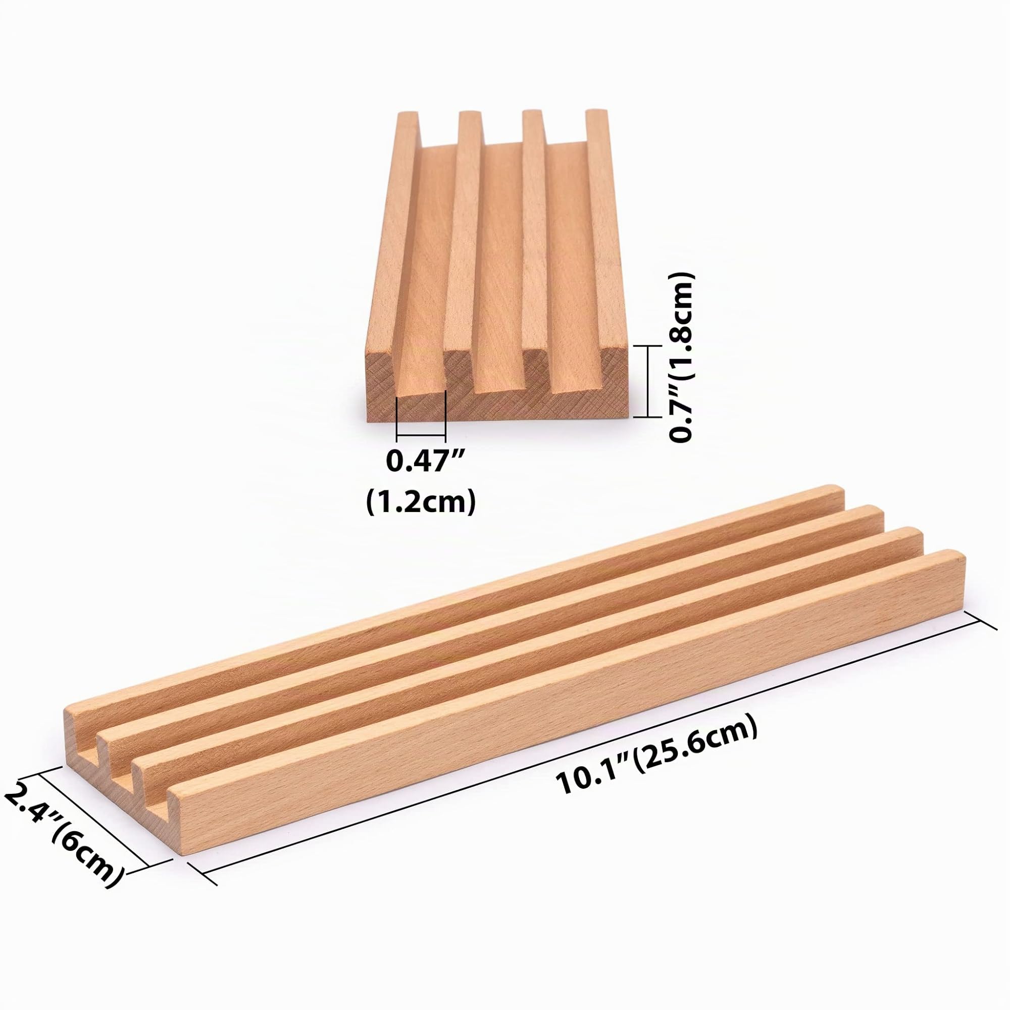 Yellow Mountain Imports Supporti in Legno di Faggio per Domino (25 Centimetri) - Set di 4 - Porta Domino per Treno Messicano, Chickenfoot
