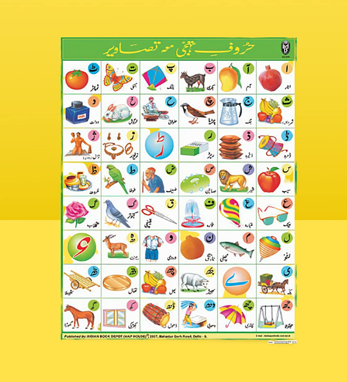 Urdu Alphabet Chart Oppidan Library