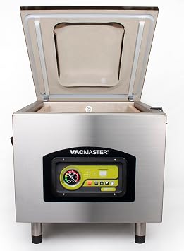 VacMaster VP321 Chamber Vacuum Sealer Commercial Vacuum Sealer Machine for Food with 1.5 HP Pump, Double 17 Seal Bars, Food Vacuum Sealer for Sous Vide, Liquids & Bulk Food Storage