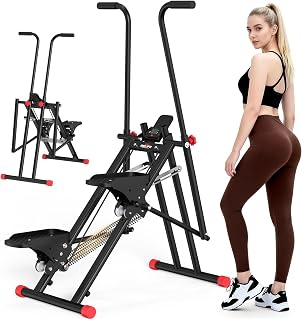 RELIFE REBUILD YOUR LIFE Stair Stepper for Home Exercise,New Version Stair Climber with Adjustable Resistance, Vertical Climber Cardio Exercise Machine for Full Body Workout, Extended Step Range