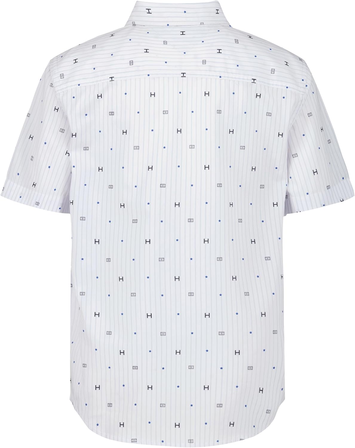 Tommy Hilfiger Boys' Short Sleeve Woven Button-Down Shirt - Image 3