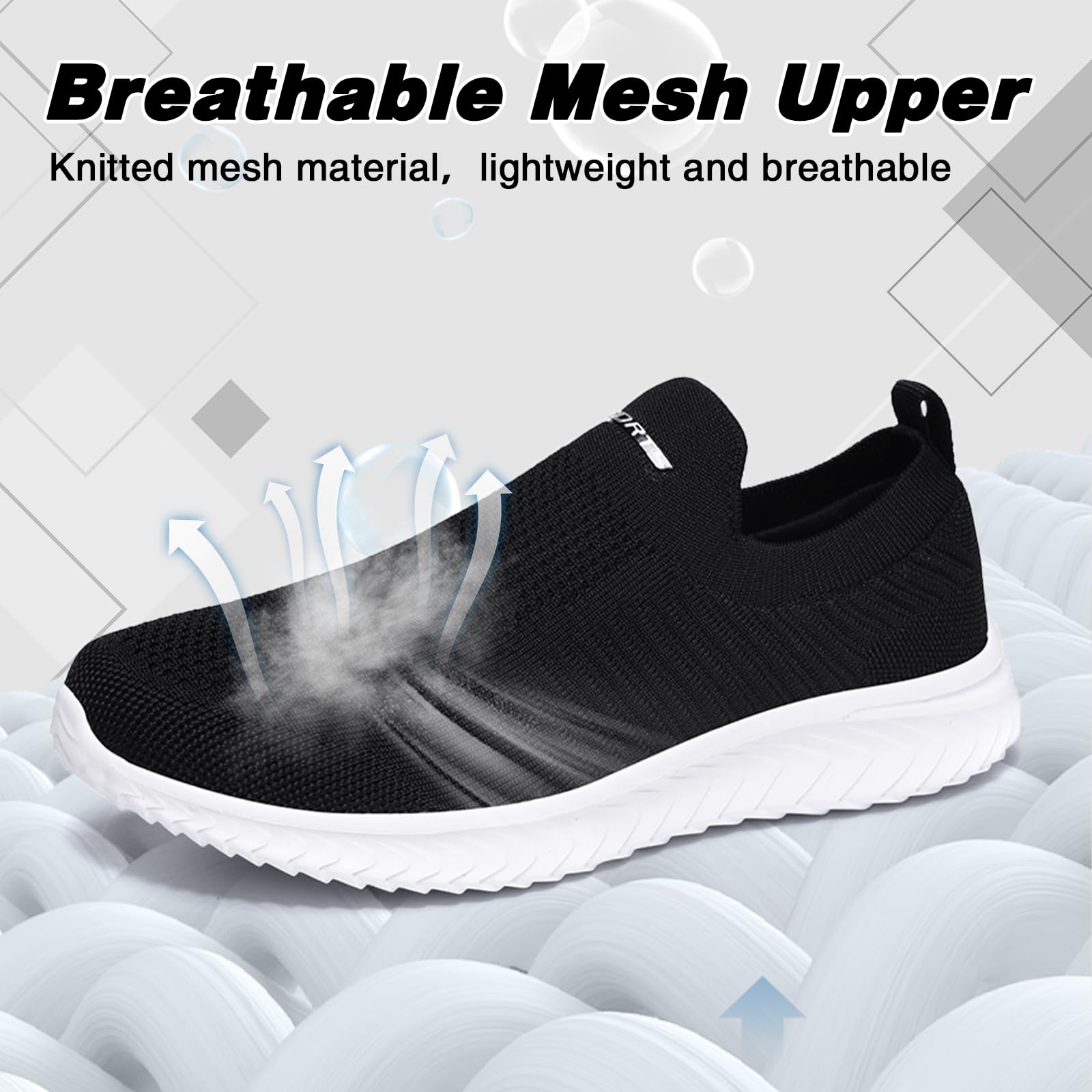 Slip on Chaussure Homme Femme Hommes Chaussures De Course Casual Chaussures De Marche Respirantes Sport Baskets Athlétiques Gym Tennis