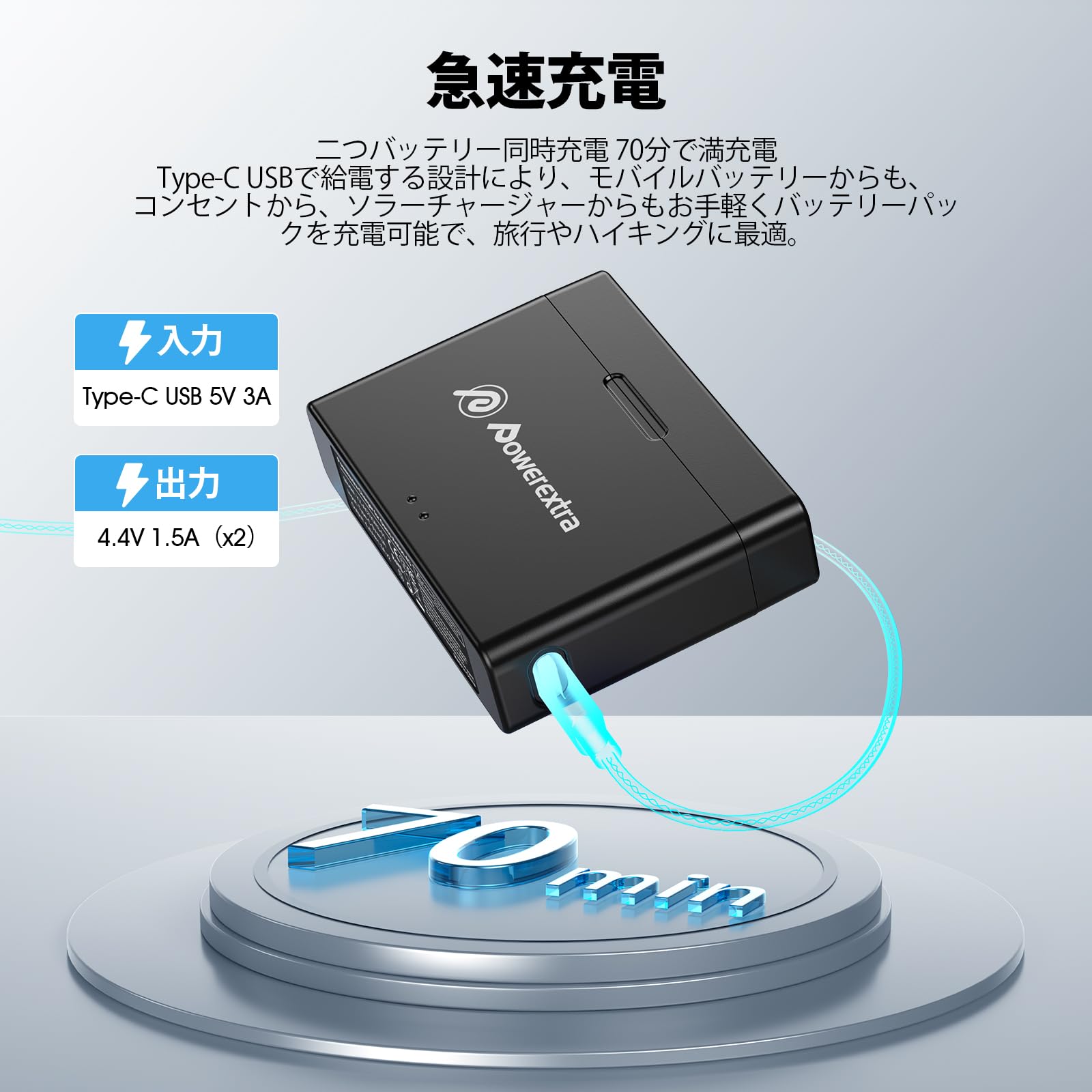 Amazon.co.jp: Osmo Action 4 バッテリー 急速充電器 セット1850mAh 