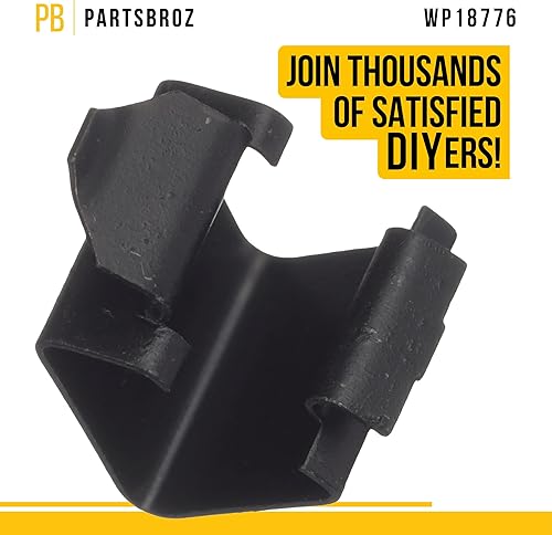 Miniatura 5 de PartsBroz WP18776 - Bloqueo superior frontal compatible con secadora Whirlpool Kenmore KitchenAid Roper - Sustituye a AP6005653 18776 230555 353145