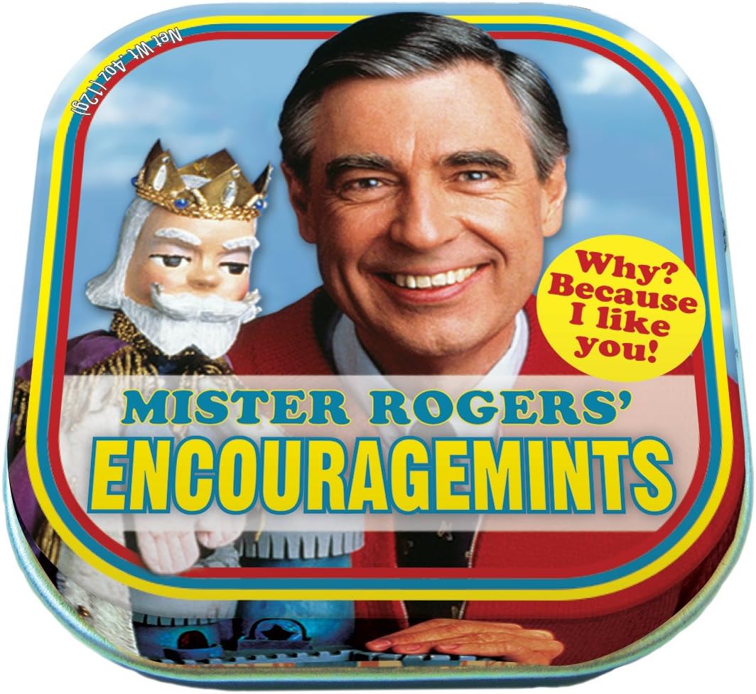 Mister Rogers' EncourageMints Breath Mints, 1 Tin, Net Wt .4oz (12g)