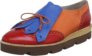 950386 - Zapatos de Cordones de Cuero para Mujer