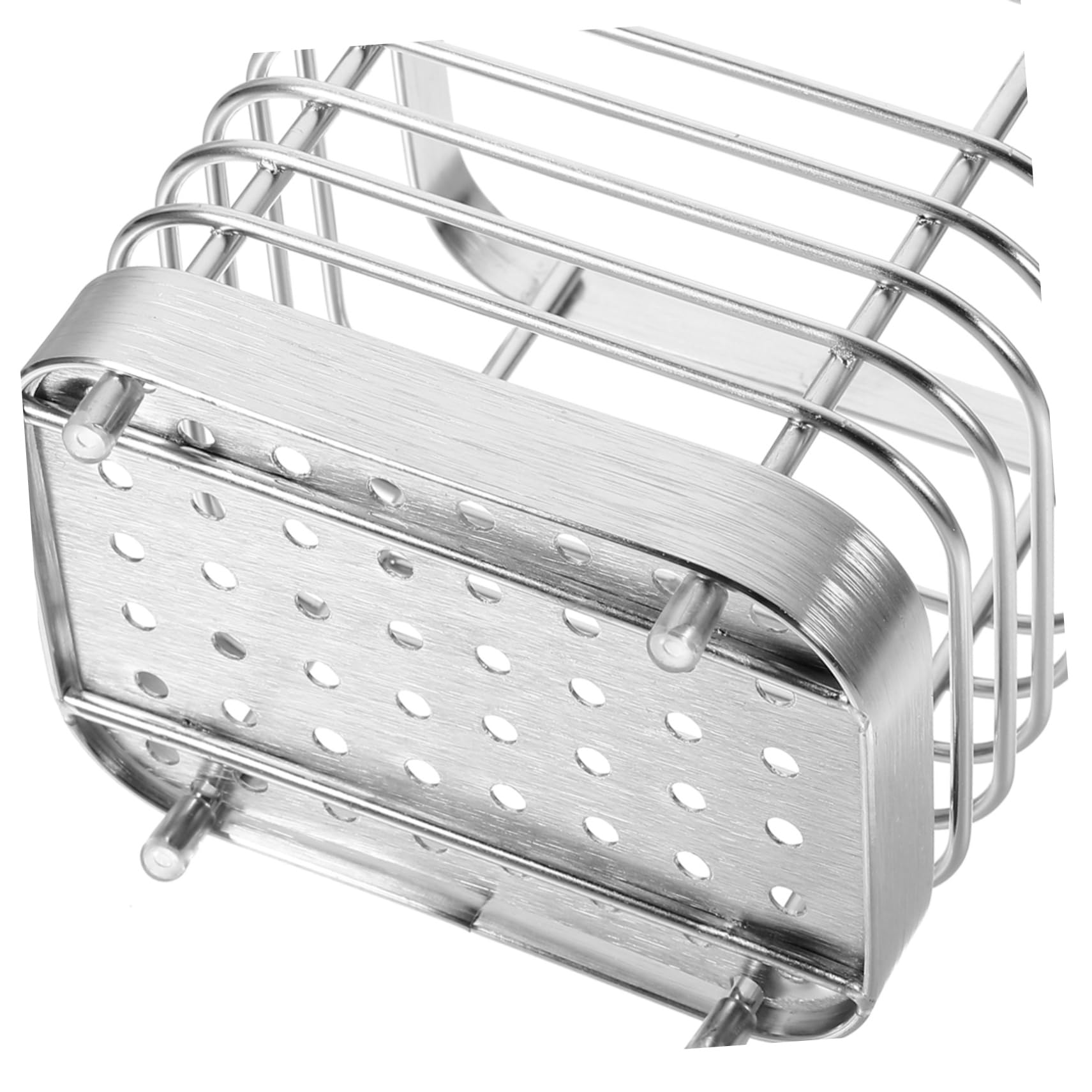 Garneck 5 Pz portaspazzolino in acciaio inossidabile toothbrush holder Portaspazzolino dentifricio bacchette portautensili per bancone cucina portaposate dei cartoni animati