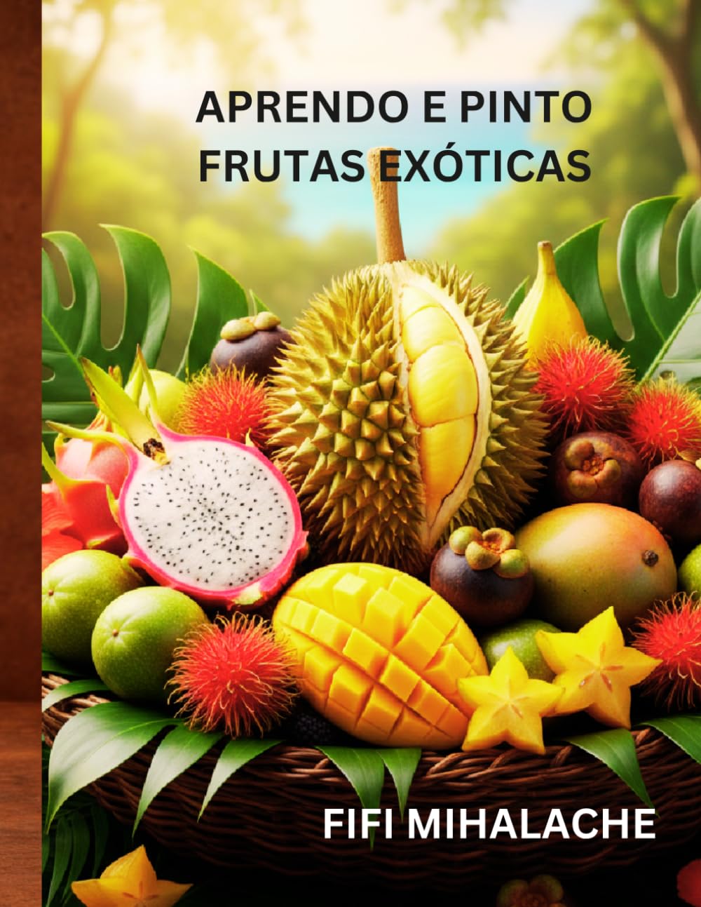 APRENDO E PINTO FRUTAS EXÓTICAS: para crianças de 4 a 10 anos