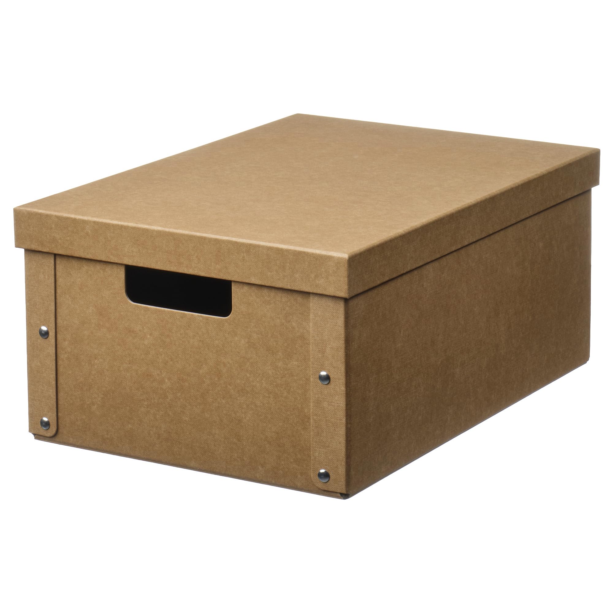 Boîte de rangement ProTuning GÄRDESGÅRD en bois naturel avec couvercle 25x35x16 cm